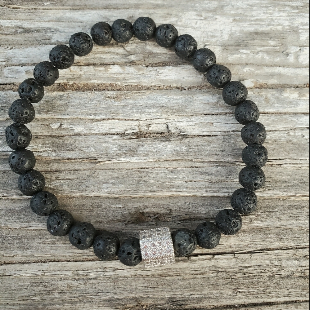 Lava Rock Bracelet